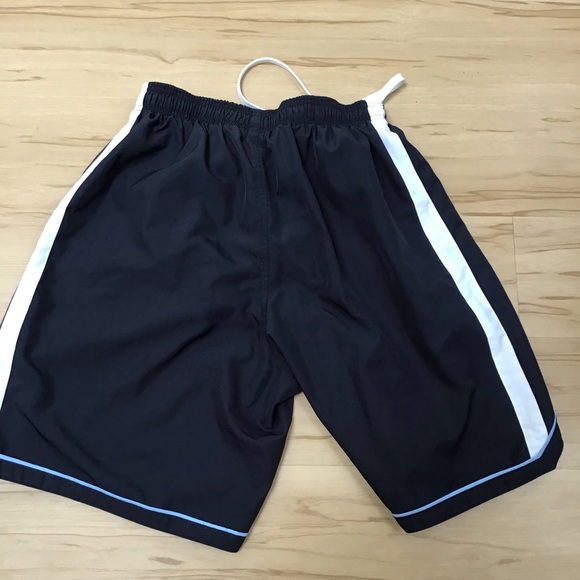 Speedo Navy White Stripe 28 Swim Trunks - Picture 3 of 7